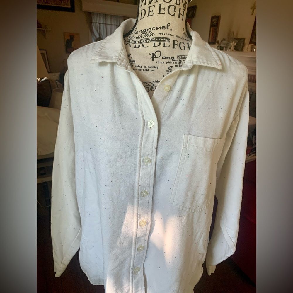 Loft heavy button down shirt